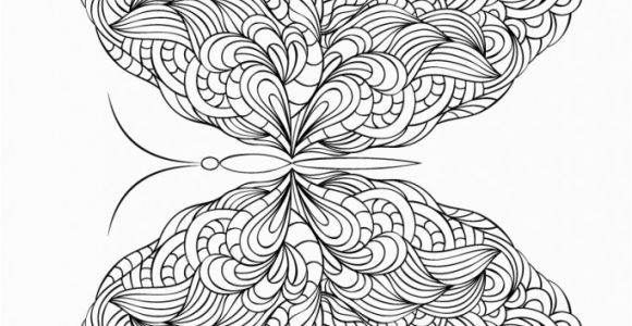 B is for butterfly Coloring Page Free butterfly Coloring Page for Adults