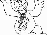 Baboon Coloring Pages the Muppets Fozzie Bear Coloring Pages Wecoloringpage