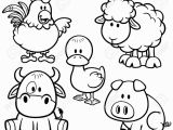 Baby Animal Coloring Pages for Kids Cute Baby Farm Animal Coloring Pages Best Coloring Pages