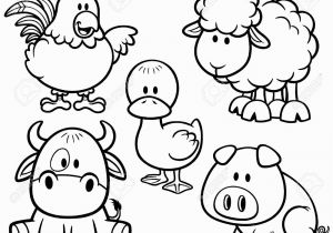 Baby Animal Coloring Pages for Kids Cute Baby Farm Animal Coloring Pages Best Coloring Pages