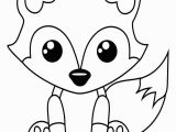 Baby Animal Coloring Pages for Kids Free Printable Baby Fox Coloring Page Simple Mom Project