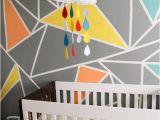 Baby Boy Nursery Murals Archer S Colorful Nursery with Geometric Elements