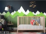 Baby Boy Nursery Murals Mountain Mural the Makings Of A Ron Swanson Nursery