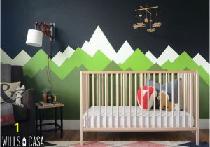 Baby Boy Nursery Murals Mountain Mural the Makings Of A Ron Swanson Nursery