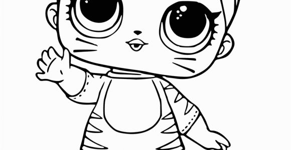 Baby Cat Lol Doll Coloring Page Lol Doll Coloring Pages