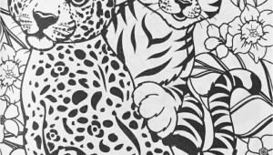 Baby Cheetah Coloring Pages Lisa Frank Cheetahs Coloring Page