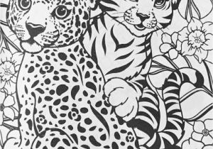 Baby Cheetah Coloring Pages Lisa Frank Cheetahs Coloring Page