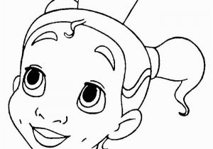 Baby Disney Princess Coloring Pages Little Tiana Coloring Pages Printable with Images