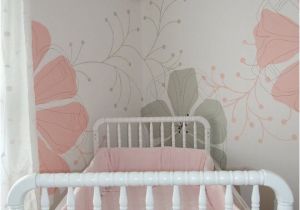 Baby Girl Nursery Murals Baby Girl S Nursery with Flower Mural Inspriation From A Kleenex