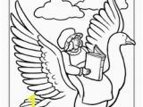 Baby Goose Coloring Pages Mother Goose Coloring Page Pre K Arts & Crafts