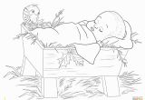 Baby Jesus In the Manger Coloring Page Baby Jesus In A Manger Coloring Page