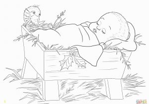 Baby Jesus In the Manger Coloring Page Baby Jesus In A Manger Coloring Page