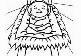 Baby Jesus In the Manger Coloring Page Baby Jesus Sleep In A Manger Coloring Page Kids Play Color