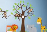 Baby Jungle Wall Murals Children S Jungle Wall Sticker Set by Parkins Interiors