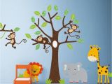 Baby Jungle Wall Murals Children S Jungle Wall Sticker Set by Parkins Interiors