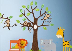 Baby Jungle Wall Murals Children S Jungle Wall Sticker Set by Parkins Interiors