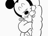 Baby Mickey Mouse and Friends Coloring Pages 24 Baby Mickey Mouse Coloring Page In 2020