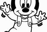 Baby Mickey Mouse and Friends Coloring Pages Awesome Baby Mickey Balance Coloring Page