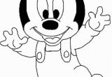 Baby Mickey Mouse and Friends Coloring Pages Baby Mickey Mouse Coloring Page Cartoons