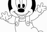Baby Mickey Mouse and Friends Coloring Pages Baby Mickey Mouse Coloring Page Cartoons