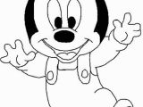 Baby Mickey Mouse and Friends Coloring Pages Baby Mickey Mouse Coloring Page Cartoons