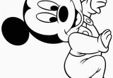 Baby Mickey Mouse and Friends Coloring Pages Baby Mickey Mouse Coloring Page Inspirational Disney