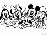 Baby Mickey Mouse and Friends Coloring Pages Baby Mickey Mouse Drawing at Getdrawings