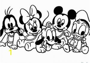Baby Mickey Mouse and Friends Coloring Pages Baby Mickey Mouse Drawing at Getdrawings