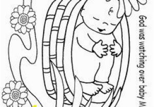 Baby Moses Coloring Page Printable 184 Best Moses Crafts Images On Pinterest