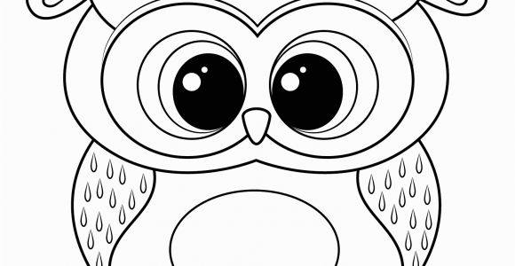 Baby Owl Coloring Page Cartoon Owl Coloring Page