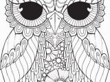 Baby Owl Coloring Page Kurby Owl An Intricate and Super Duper Detailed