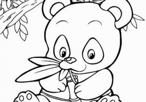 Baby Panda Coloring Pages Pics for Panda Bear Coloring Pages Baby Giraffe S