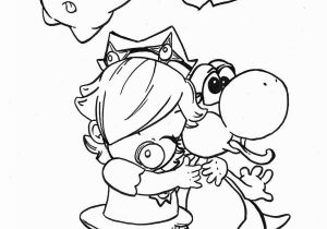 Baby Peach and Baby Daisy Coloring Pages Rosalina and Yoshi by Jadedragonne On Deviantart