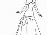 Baby Princess Tiana Coloring Pages Princess Tiana Outline