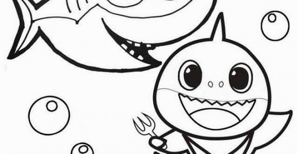 Baby Shark Coloring Pages to Print 10 Best Free Printable Baby Shark Coloring Pages for Kids