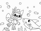 Baby Shark Coloring Pages to Print Desenhos Do Baby Shark Para Imprimir E Colorir Dicas