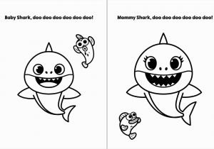 Baby Shark Coloring Pages to Print Pinkfong Baby Shark My First Big Book Of Coloring