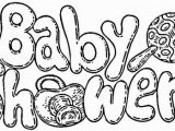 Baby Shower Coloring Pages for Kids Baby Shower Celebration Coloring Page