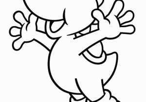 Baby toothless Coloring Pages Yoshi Jumping Coloring Page