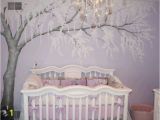 Baby Wall Mural Ideas Sparkly Cherry Blossom Nursery