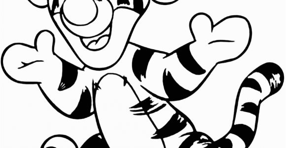 Baby Winnie the Pooh and Tigger Coloring Pages Baby Coloring Pages Tigger 2020