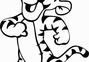 Baby Winnie the Pooh and Tigger Coloring Pages Baby Tigger Dance Coloring Page