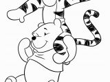 Baby Winnie the Pooh and Tigger Coloring Pages Tigger Line Drawing at Getdrawings