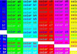 Background Color Codes for Web Pages Color foreground and Background Colours Windows Cmd Ss64