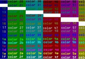 Background Color Codes for Web Pages Color foreground and Background Colours Windows Cmd Ss64