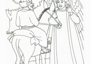 Balaam and His Donkey Coloring Page Balaam & His Donkey Numbers 22
