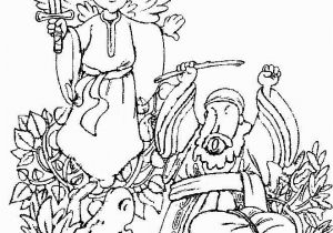 Balaam and His Donkey Coloring Page Balaam and His Donkey Coloring Page Sundayschoolist