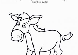 Balaam and His Donkey Coloring Page Balaam and His Donkey Worksheet Sundayschoolist