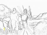 Balaam and His Donkey Coloring Page Moses Bible Study for Kids