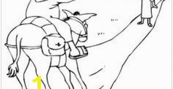 Balaam Donkey Coloring Page 154 Best Old Test Coloring Pages Images